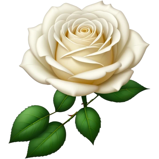 white rose emoji