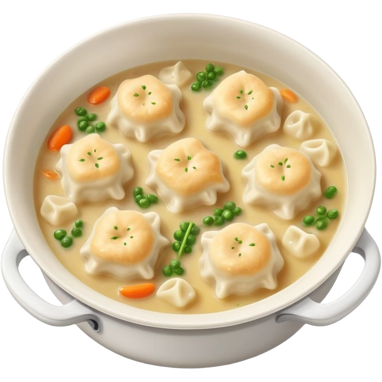Chicken and dumpling emoji