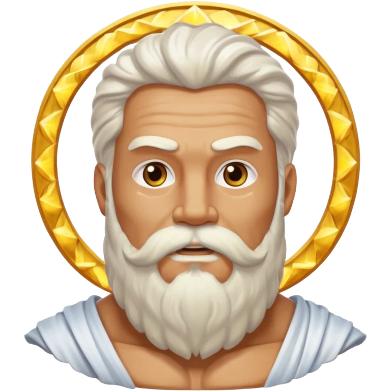 zeus and his glory behind him emoji