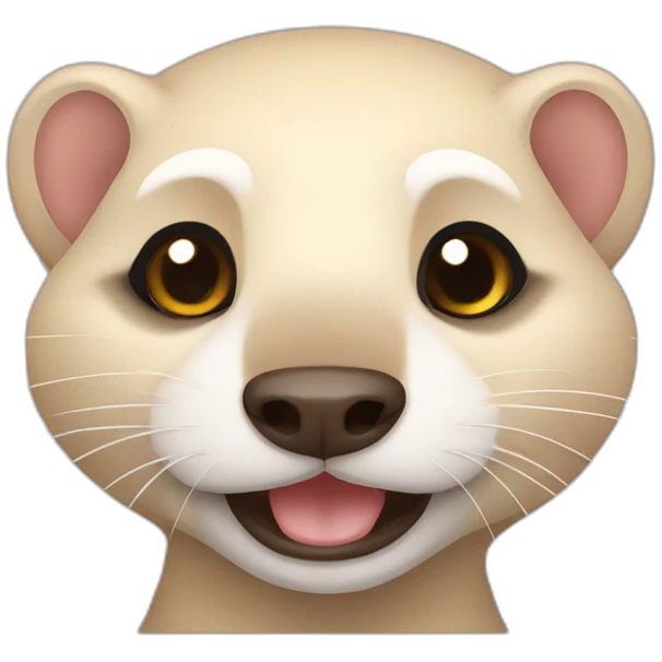 beige color ferret emoji