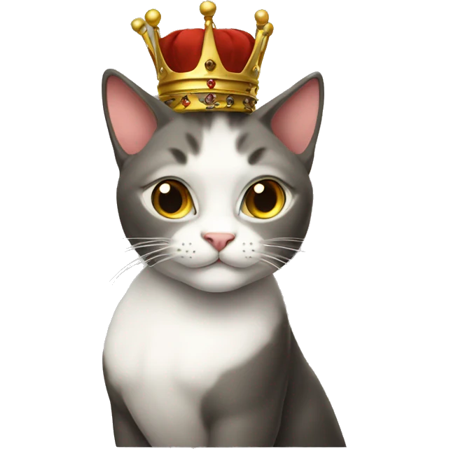 king cat emoji
