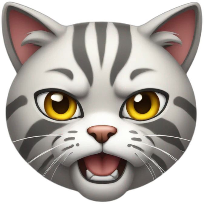 Angry cat emoji
