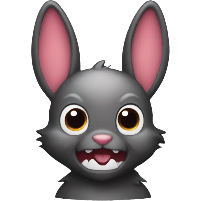 Conejo vampiro emoji