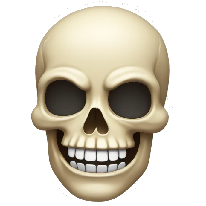 Grinning Skull emoji