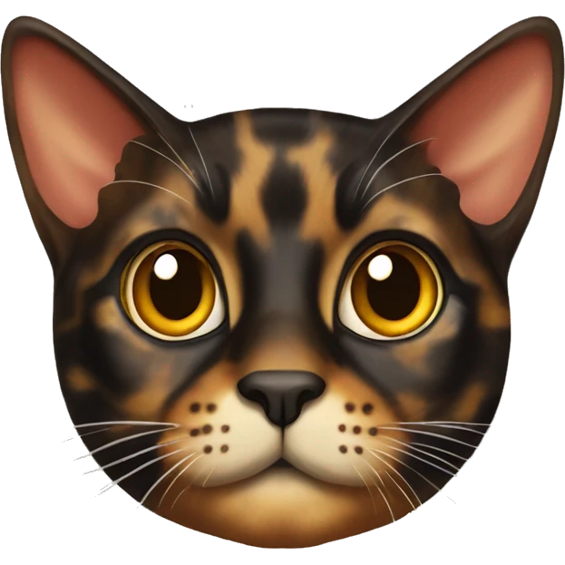Tortoiseshell cat emoji