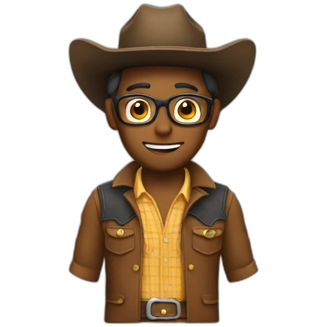 cowboy nerd emoji