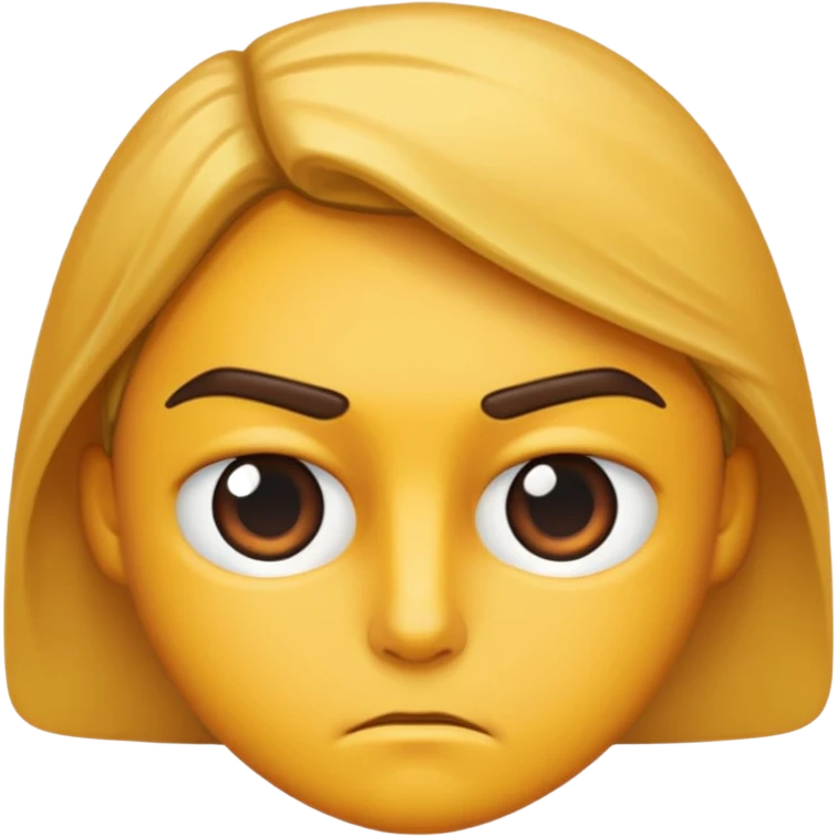 Serious emoji