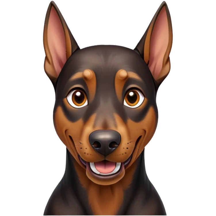 cinematic-comical-doberman-portrait-emoji,-head-tilted-dramatically-with-an-exaggeratedly-amused-expression,-featuring-a-vibrant-black and tan-fur-with-a-lively-sheen,-wide,-expressive-brown-eyes-filled-with-playful-disbelief emoji