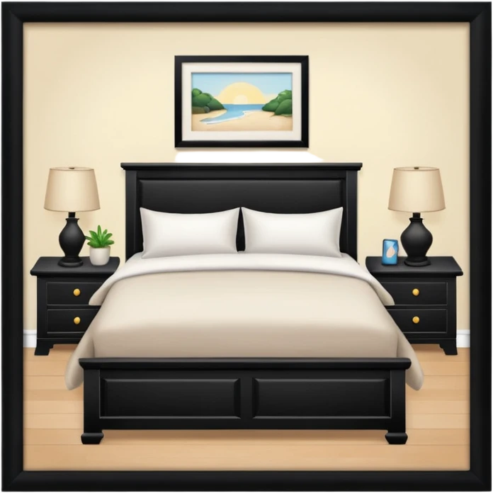 bedroom picture emoji