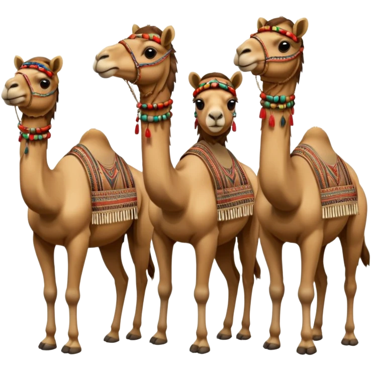 5 animaux oriental béduin emoji