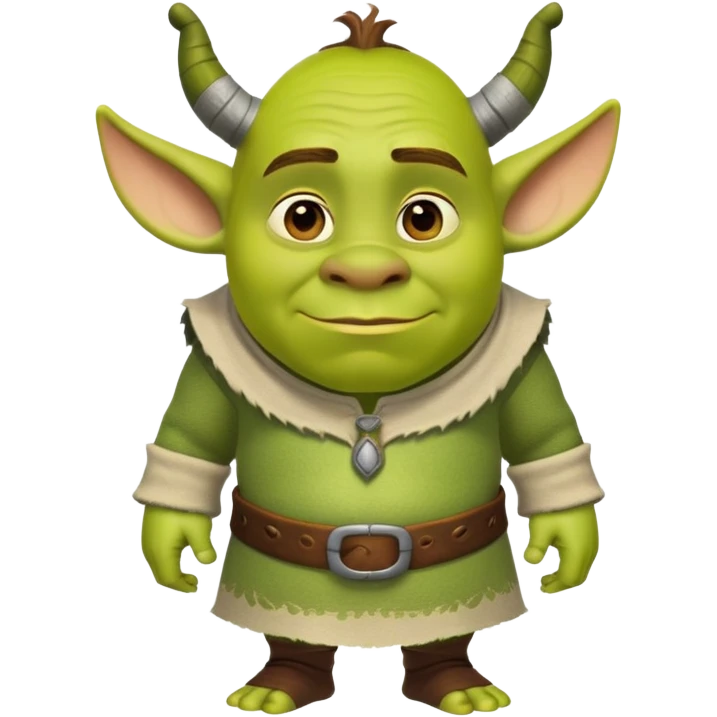 Shrek-inspired character emoji