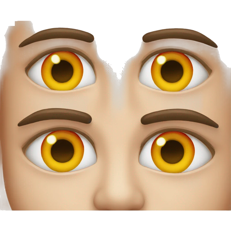 Ojos rojos  emoji