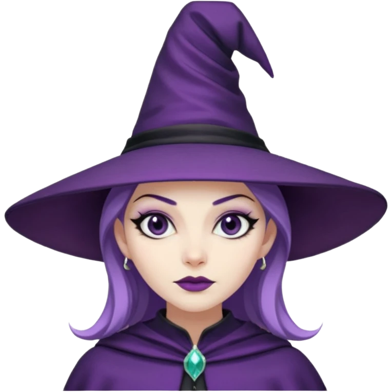purple witch female emoji