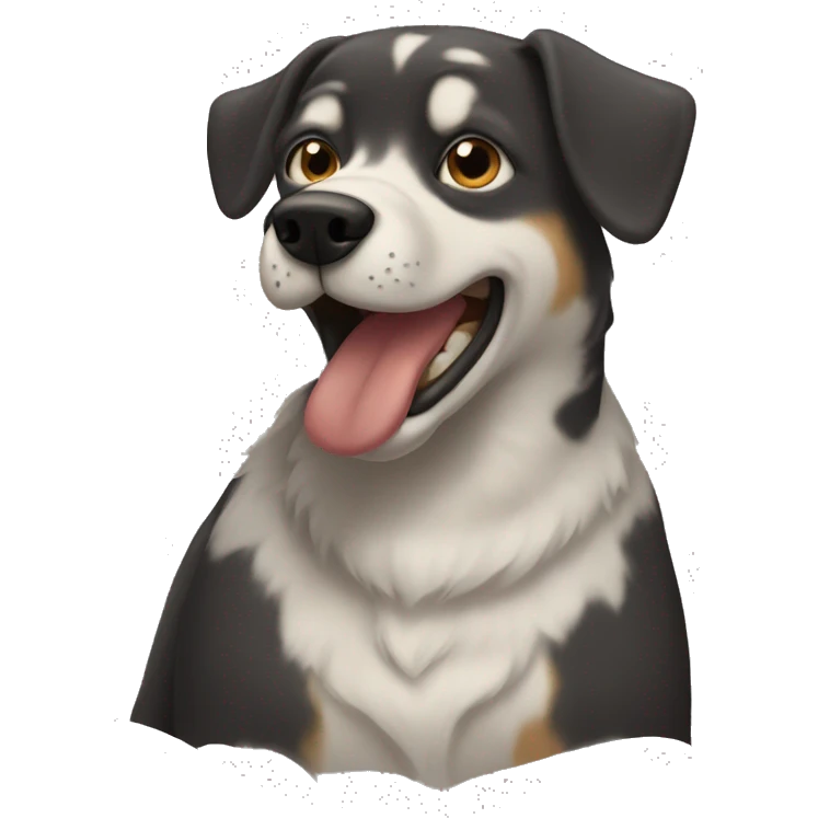 Perro fumando  emoji
