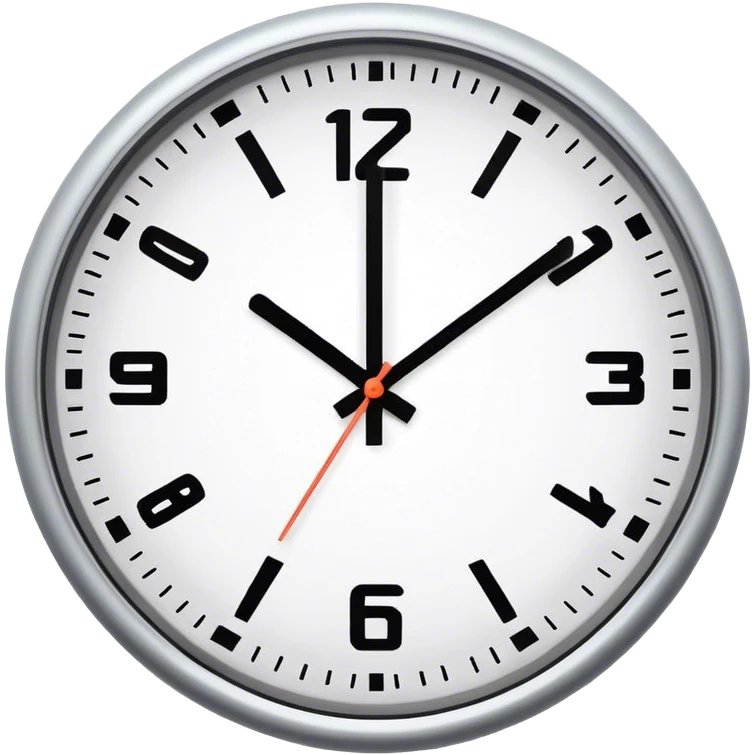 a clock emoji