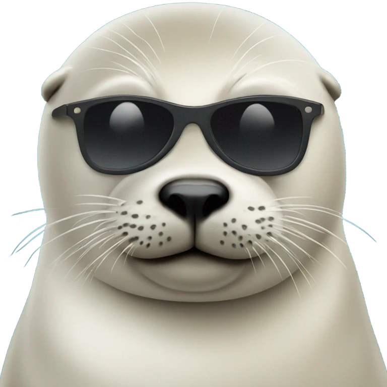 Seal with sunglasses  emoji