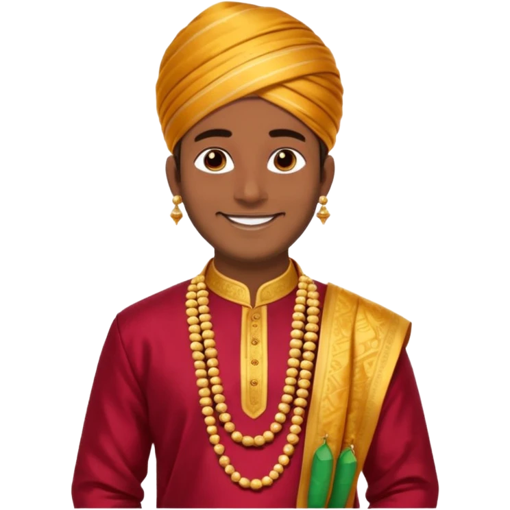 South indian groom emoji