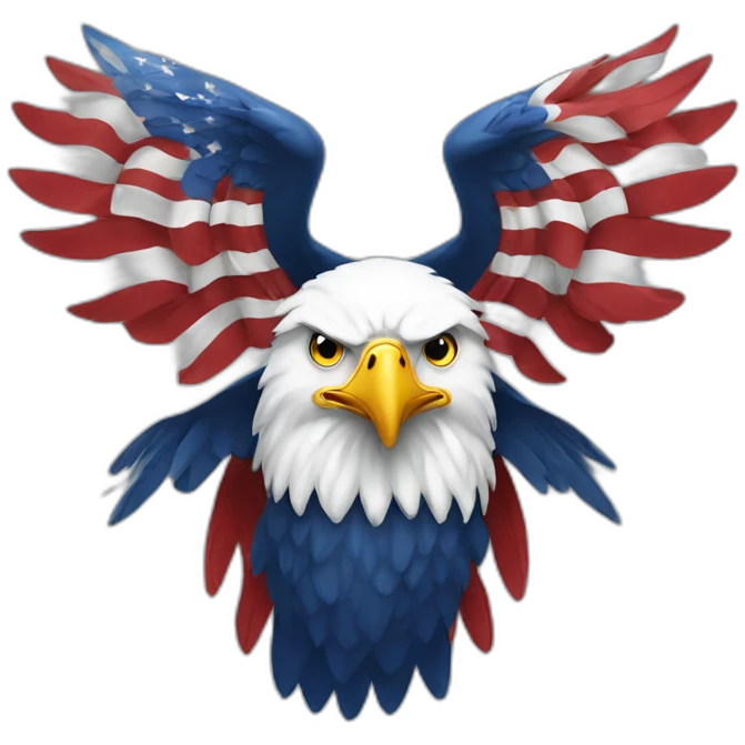 Patriotic Eagle emoji