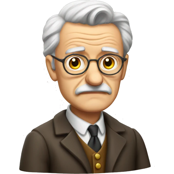 Old grumpy German teacher  emoji