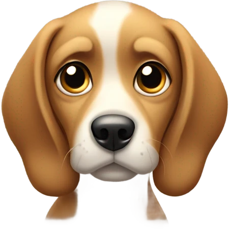 Dog being suspicious  emoji