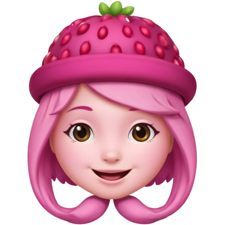 Cute berry female emoji