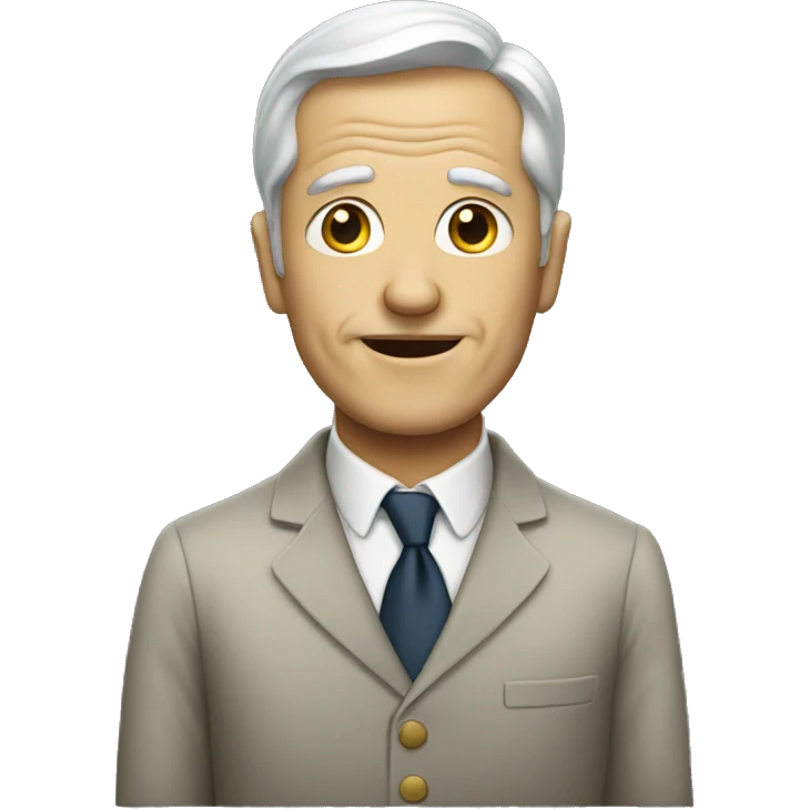 white gentleman emoji