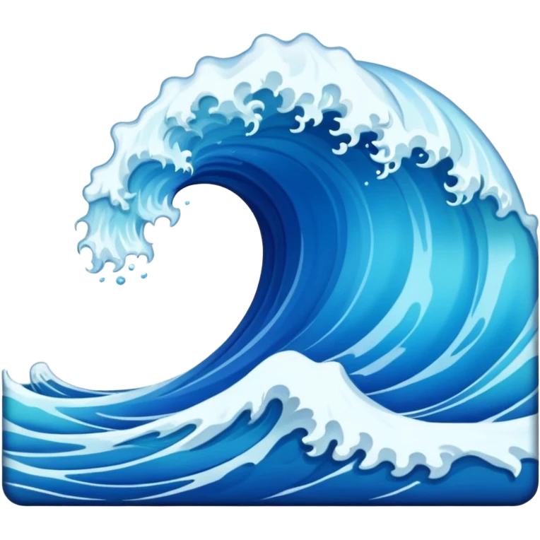 ocean wave emoji