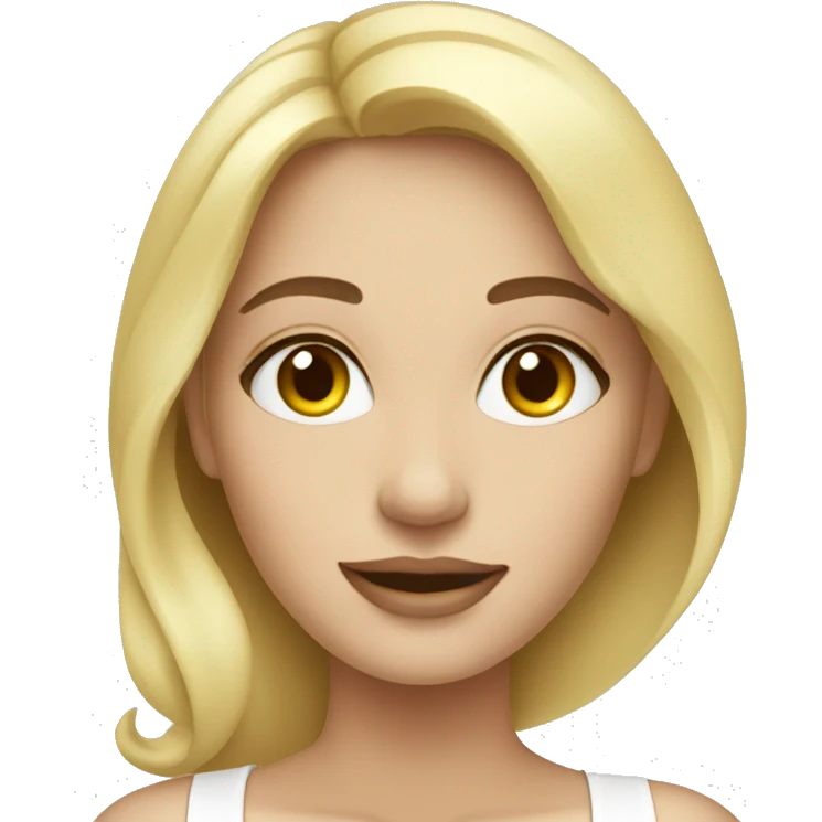 Blonde soins skincare emoji