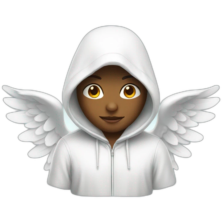 angel with hood halo emoji