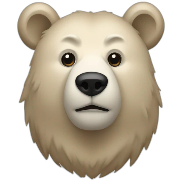 bear white emoji
