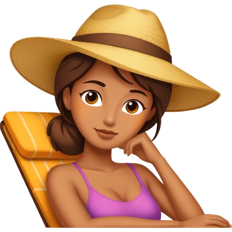 a woman relaxing emoji