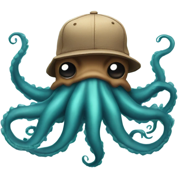 kraken wearing a snapback emoji