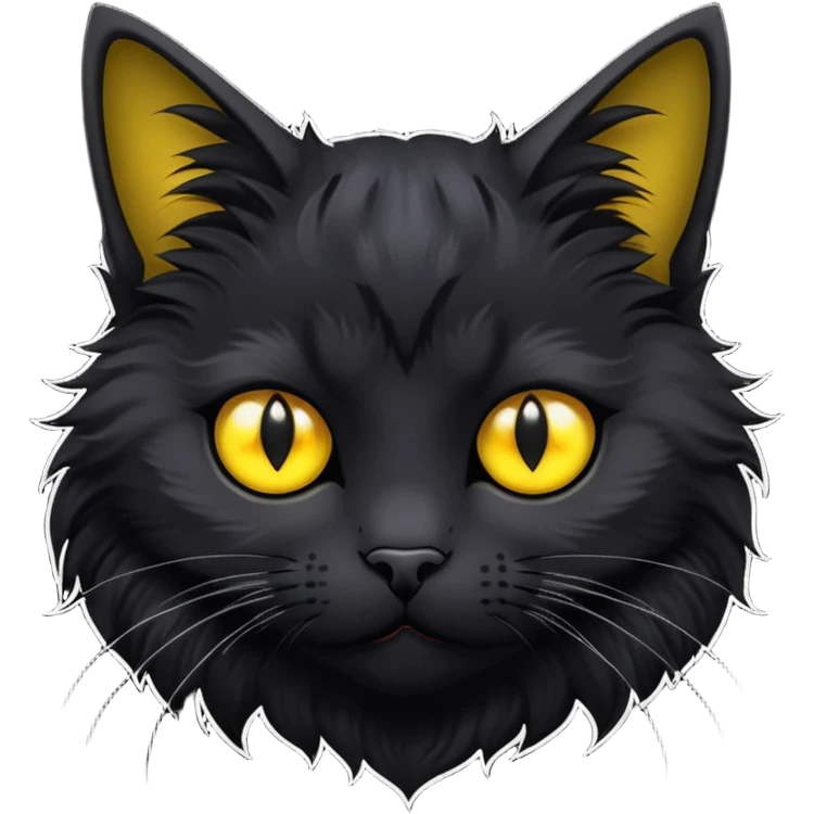 gato gotico  emoji