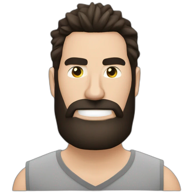 Dan Bilzerian with short haicut emoji