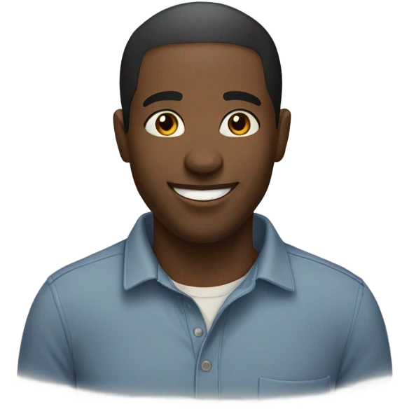 Black man emoji