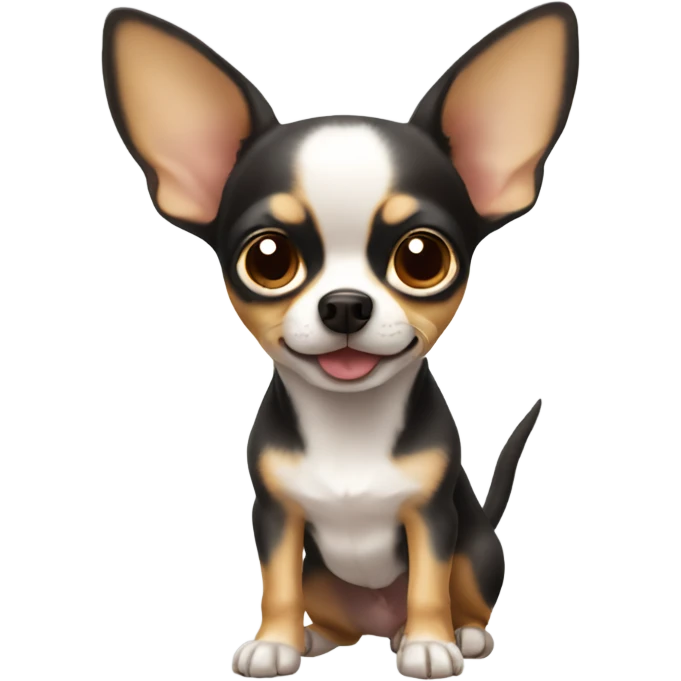 A Chihuahua with big ears  emoji