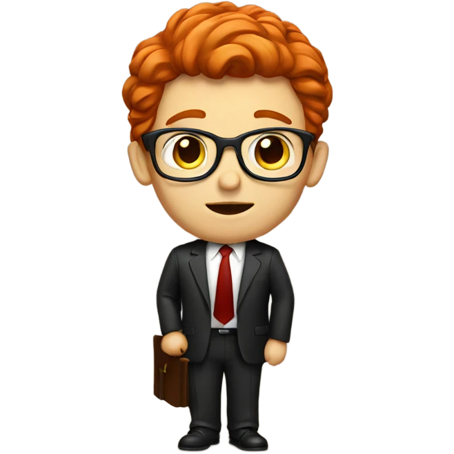 Red head lawyer emoji