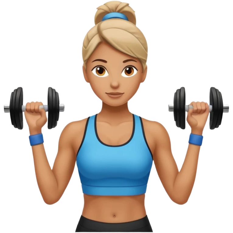 woman personal trainer emoji