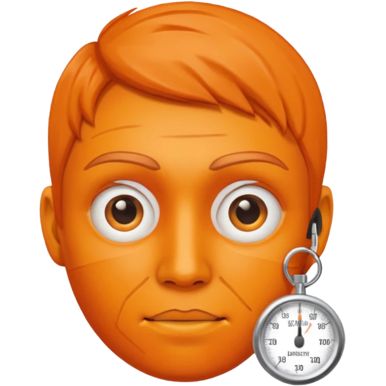 orange west person holding a meter emoji