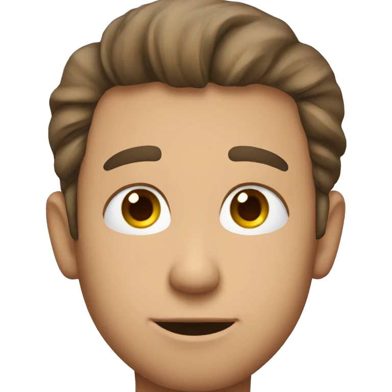 Guy side eyeing while blushing emoji