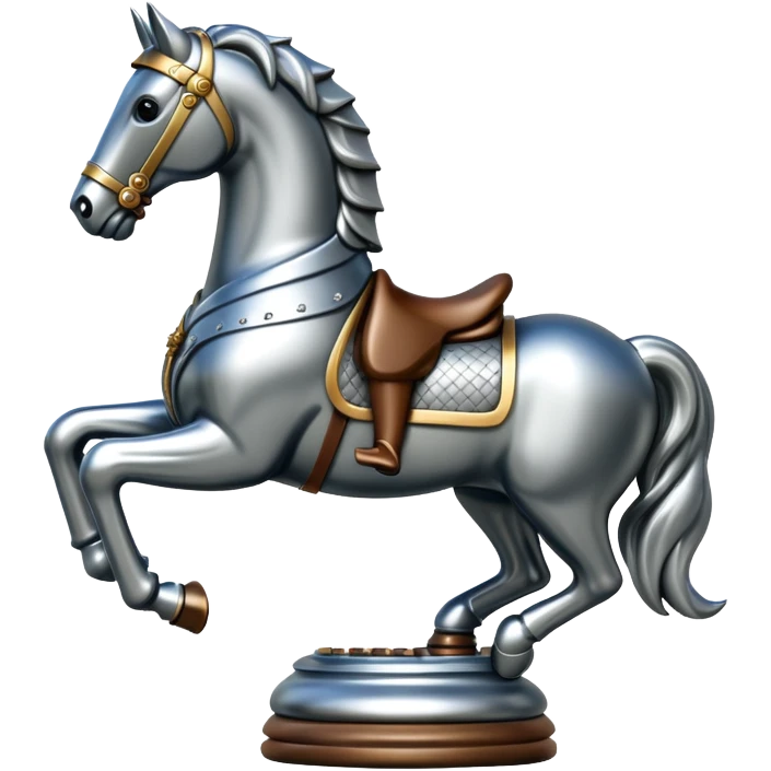 A knight chess piece horse emoji