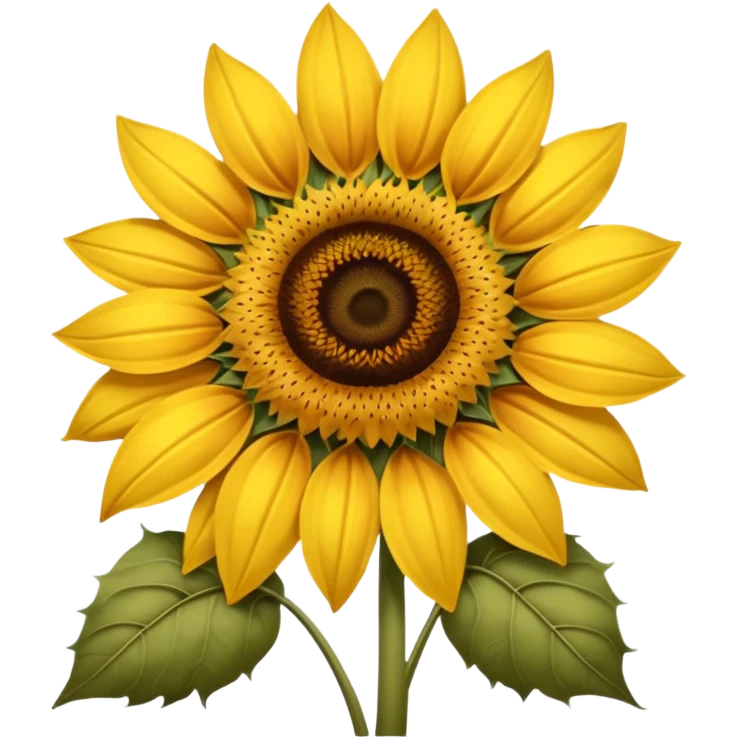 Vintage sunflower  emoji