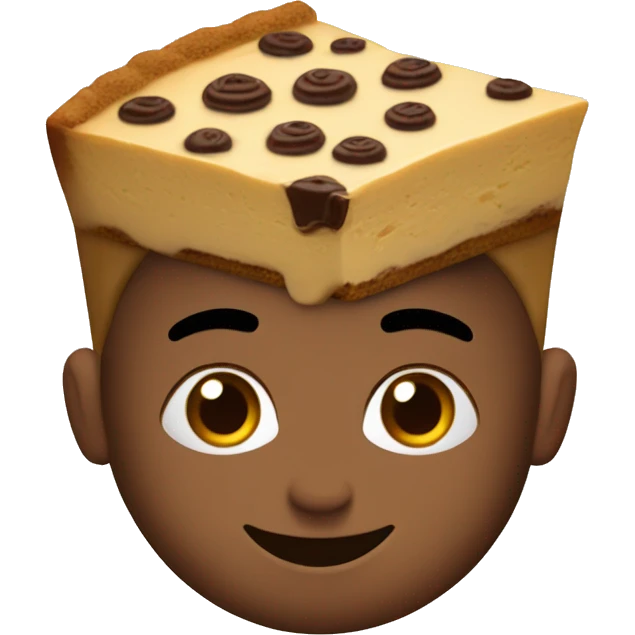 with choco chipCookie Butter Cheesecake emoji