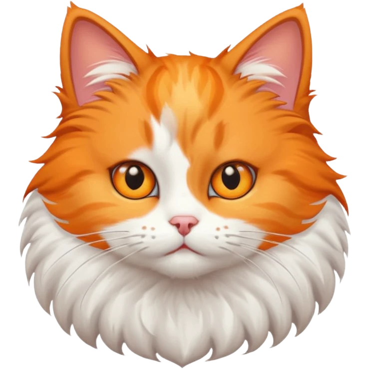 Un gato con ojos de estrella emoji
