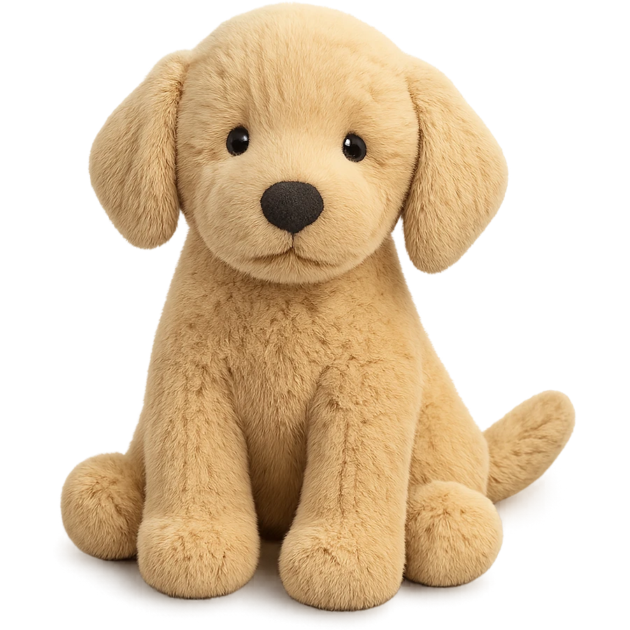 cute golden retriever puppy jellycat plushie emoji