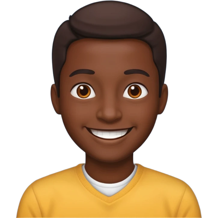 really dark black person emoji