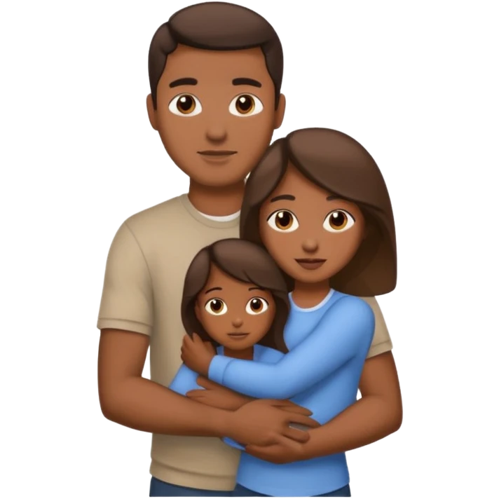 A man carrying girl in his arms  emoji