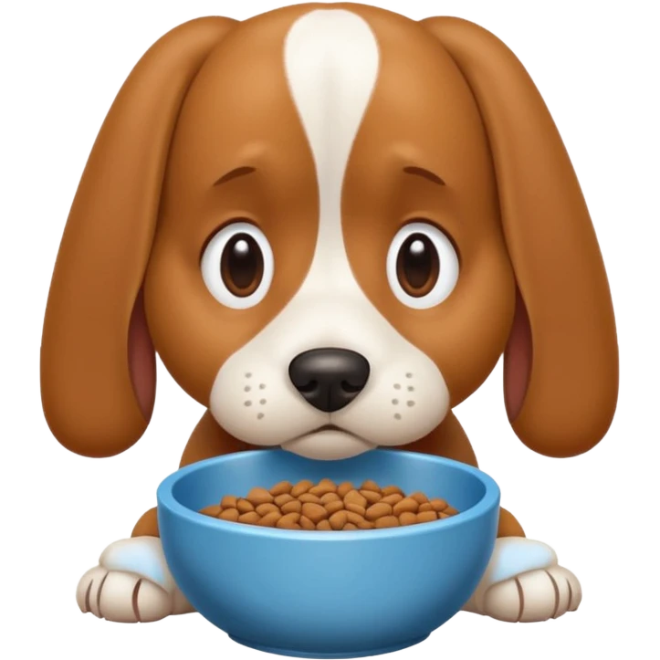 dog food sad dog emoji emoji