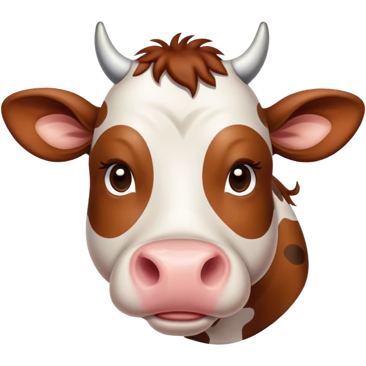 Cute cow emoji