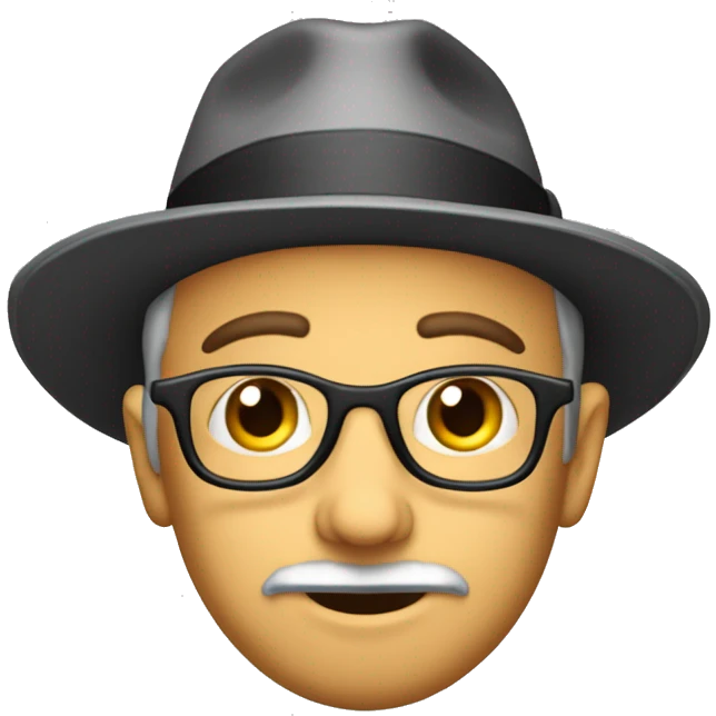 eliezer yudkowsky in a hat emoji